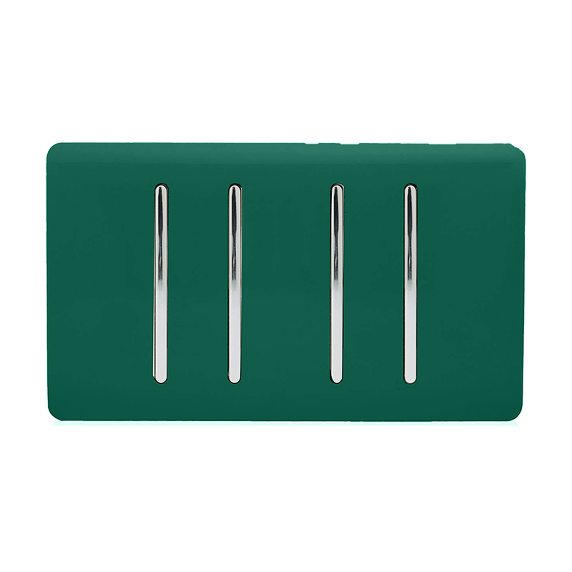 4 Gang (1x2 Way 3x3 Way Intermediate) Dark Green